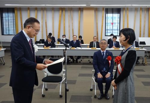 宮崎県町村会表彰（一般職員の部）　王原　由紀子　様